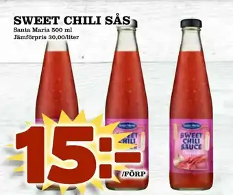 Nya Pulsen Sweet chili sås erbjuda