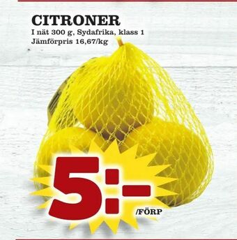 Nya Pulsen Citroner erbjuda