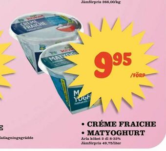 Nya Pulsen Créme fraiche • matyoghurt erbjuda