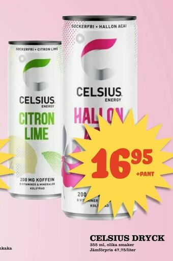 Celsius dryck