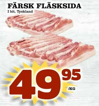 Nya Pulsen Färsk fläsksida erbjuda