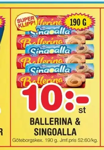Nya Pulsen Ballerina & singoalla erbjuda