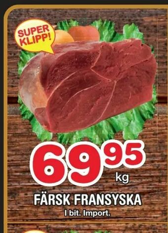 Nya Pulsen Färsk fransyska erbjuda