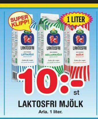 Nya Pulsen Laktosfri mjölk erbjuda