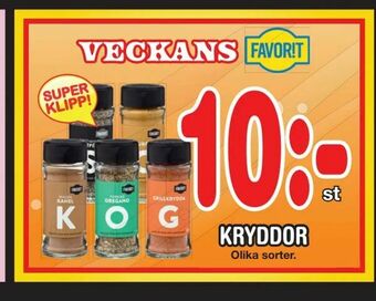 Nya Pulsen Kryddor erbjuda