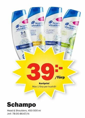 Pekås Schampo erbjuda
