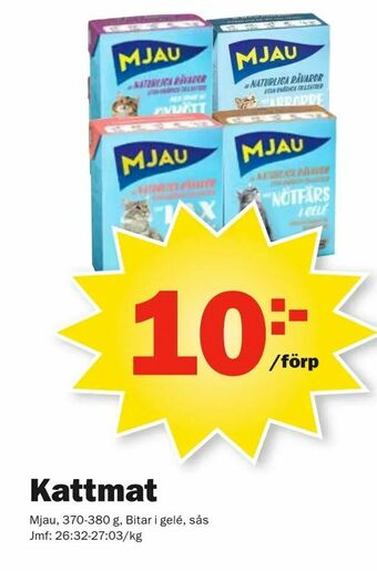 Pekås Kattmat erbjuda