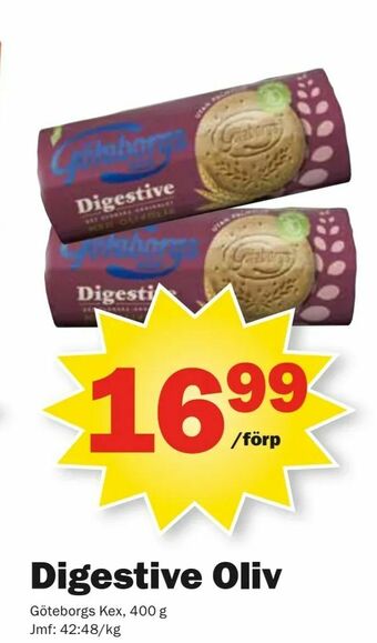 Pekås Digestive Oliv erbjuda