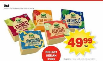 Pekås Ost erbjuda