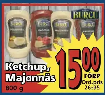 Supergrossen Ketchup, Majonnäs erbjuda