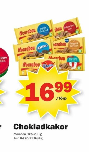 Pekås Chokladkakor erbjuda