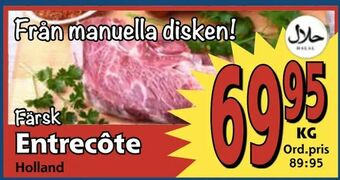 Supergrossen Entrecôte erbjuda