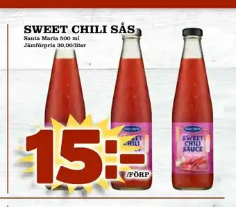 Supergrossen Sweet chili sås erbjuda