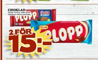 Supergrossen Choklad erbjuda