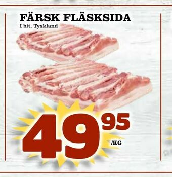 Supergrossen Färsk fläsksida erbjuda
