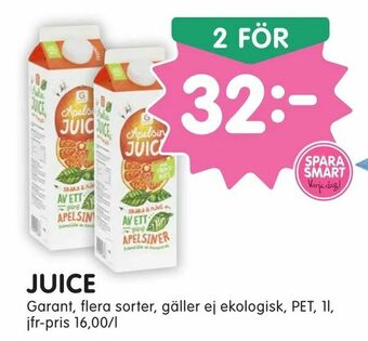 Tempo Juice erbjuda