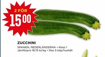 Willys Zucchini erbjuda