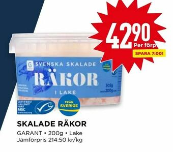 Willys Skalade räkor erbjuda