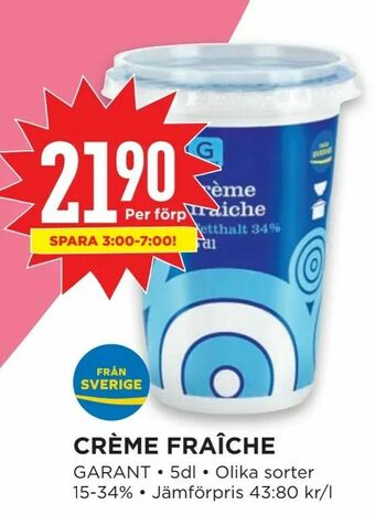 Willys Hemma Crème fraîche erbjuda
