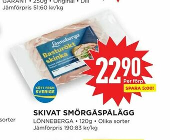 Willys Hemma Skivat smörgåspålägg erbjuda