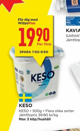 Willys Hemma Keso erbjuda