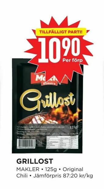 Willys Hemma Grillost erbjuda