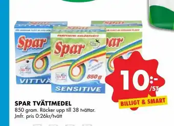ÖoB Spar tvättmedel erbjuda