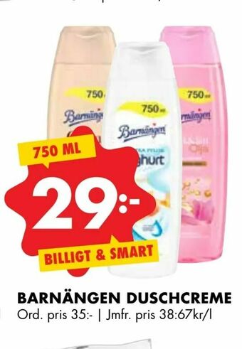 ÖoB Barnängen duschcreme erbjuda
