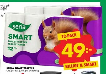 ÖoB Serla toalettpapper erbjuda
