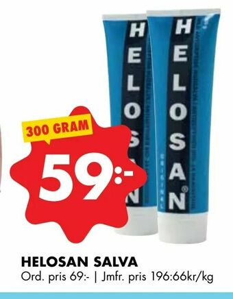 ÖoB Helosan salva erbjuda
