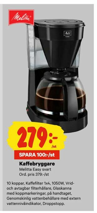City Gross Kaffebryggare erbjuda