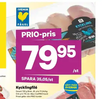 City Gross Garant kycklingfilé erbjuda