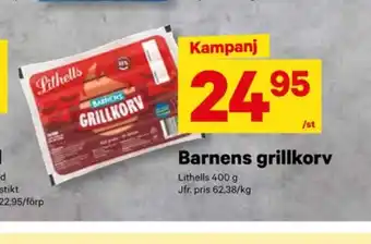 City Gross Barnens grillkorv erbjuda