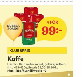 Hemköp Kaffe erbjuda