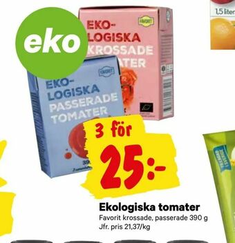 City Gross Ekologiska tomater erbjuda