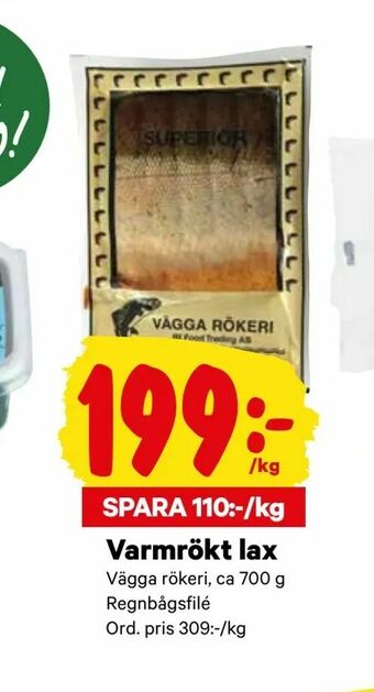 City Gross Varmrökt lax erbjuda