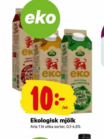 Ekologisk mjölk