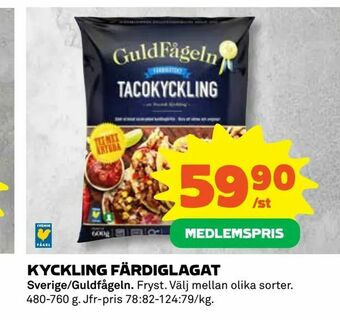 Coop Konsum Kyckling färdiglagat erbjuda