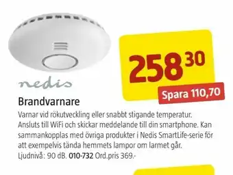 Jula Brandvarnare erbjuda