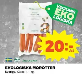 Coop EKOLOGISKA MORÖTTER erbjuda