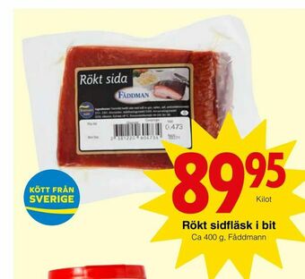 Matöppet Rökt sidfläsk i bit erbjuda