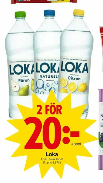 Matöppet Loka erbjuda