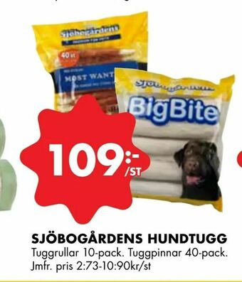 ÖoB Sjöbogårdens hundtugg erbjuda
