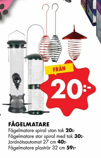 ÖoB Fågelmatare erbjuda