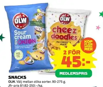 Coop SNACKS erbjuda
