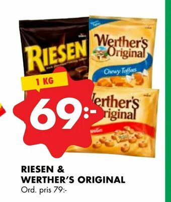 ÖoB Riesen & werther's original erbjuda
