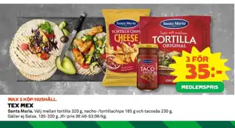 Coop Santa maria nachos erbjuda