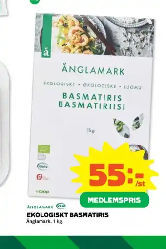 Coop Änglamark basmatiris erbjuda