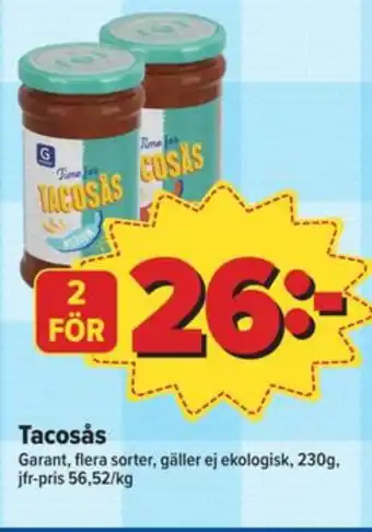 Östenssons Garant tacosås erbjuda