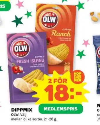 Stora Coop Olw ranch dippmix erbjuda